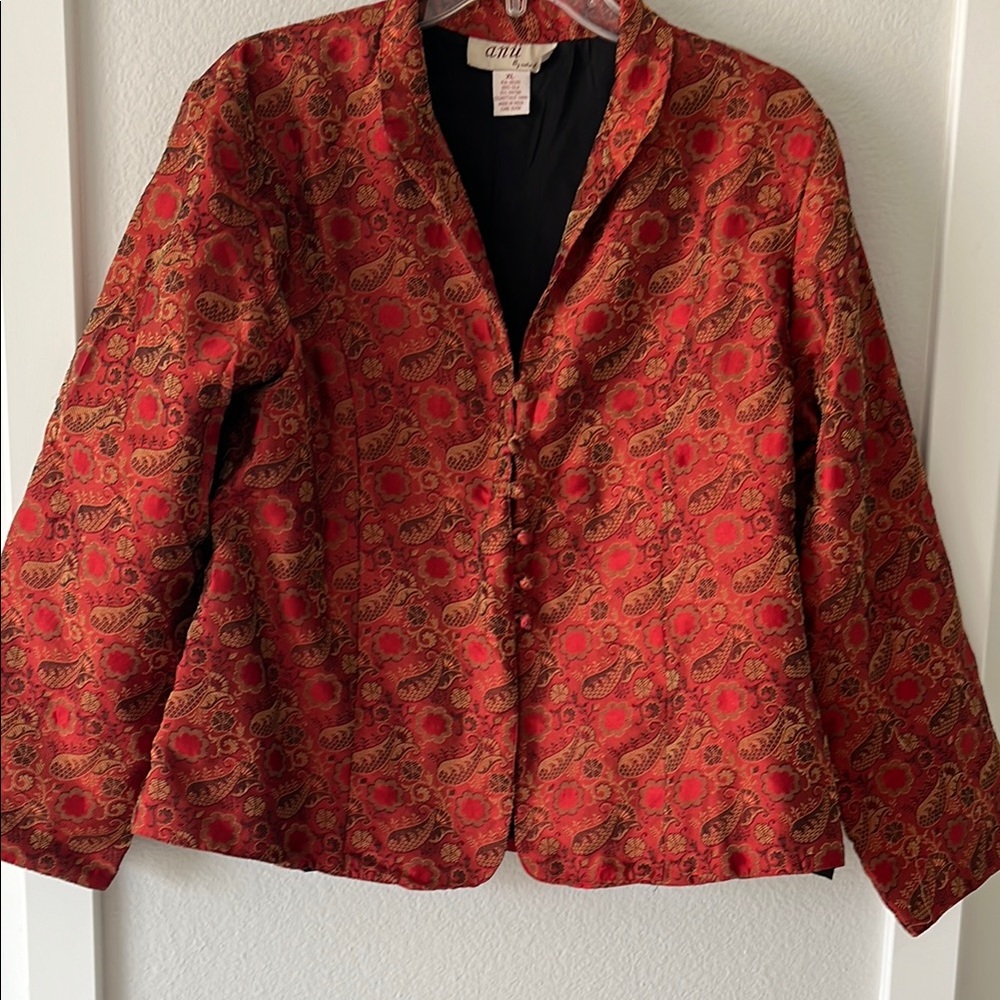 Amir Red Paisley Jacket
